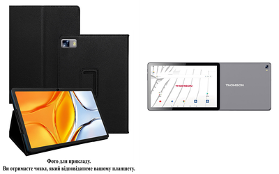 Чехол-подставка CRAYTON для Thomson TEOX10 LTE – стиль, защита и ручная сборка, цвет Черный