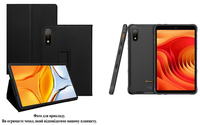 Чехол-подставка CRAYTON для Ulefone Armor Pad Lite, Armor Pad Pro – стиль, защита и ручная сборка, цвет Черный