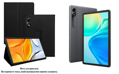 Чехол-подставка CRAYTON для Blackview Tab 90 – стиль, защита и ручная сборка, цвет Черный