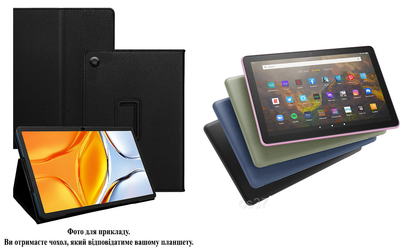 Чехол-подставка CRAYTON для Amazon Fire HD 10 (11th gen. 2021) – стиль, защита и ручная сборка, цвет Черный
