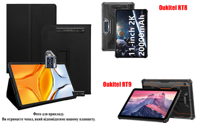 Чехол-подставка CRAYTON для Oukitel RT8, Oukitel RT9 – стиль, защита и ручная сборка, цвет Черный
