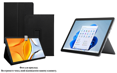 Чехол-подставка CRAYTON для Microsoft Surface Go, Go 2, Go 3 – стиль, защита и ручная сборка, цвет Черный
