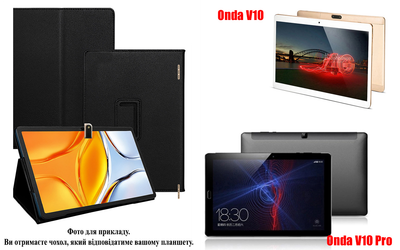 Чехол-подставка CRAYTON для Onda V10, V10 Pro – стиль, защита и ручная сборка, цвет Черный