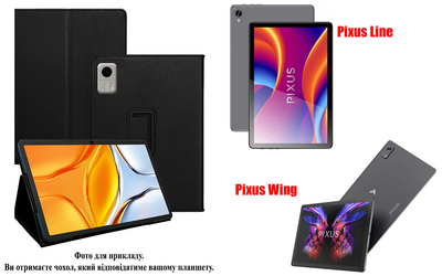 Чехол-подставка CRAYTON для Pixus Line, Pixus Wing – стиль, защита и ручная сборка, цвет Черный