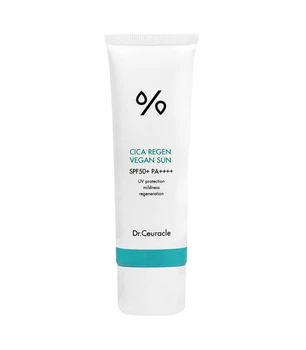 Сонцезахисний веганський крем з центелою азіатською Dr.Ceuracle Cica Regen Vegan Sun SPF50+/ PA++++ 50 ml