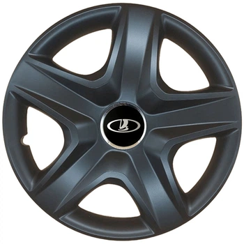 Колпаки SJS 340 Black R15 Lada (Комплект 4 шт.)