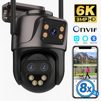 Вулична Wifi Камера відеоспостереження зі зумом 9MP iCsee XM83