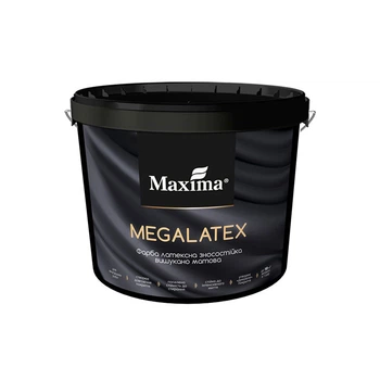 Интерьерная краска латексная Maxima Megalatex матовая белая 14 кг