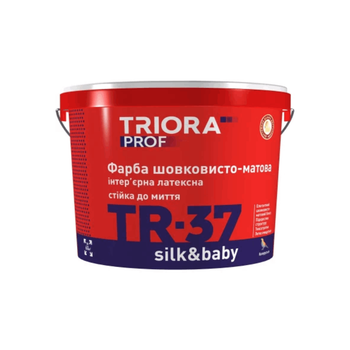 Интерьерная краска латексная Triora TR-37 Silk and Baby TR база шелковистая 1 л