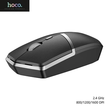 Беспроводная компьютерная мышь Hoco DI33 (2.4 GHz USB, 800/1200/1600 DPI) - Черный