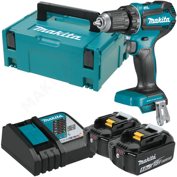 Акумуляторний дриль-шуруповерт Makita DDF485RTJ 18 V 2 x 5 Ah  (0088381866439)
