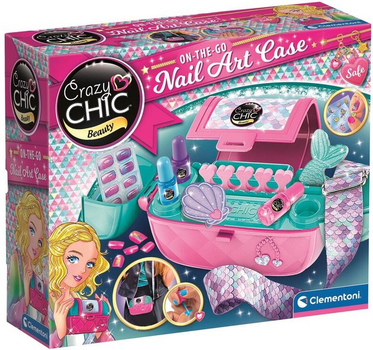 Набір Clementoni Crazy Chic Мобільний студія нігтів 18217 (8005125182176)