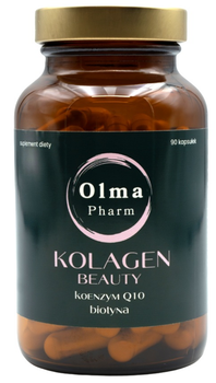 Харчова добавка Olma Pharm Collagen Beauty з коензимом Q10 і біотином 90 капсул (5904474880630)