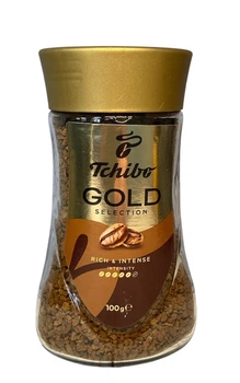 Кава Tchibo Gold Selection розчинна 100 г в скляній банці (358)