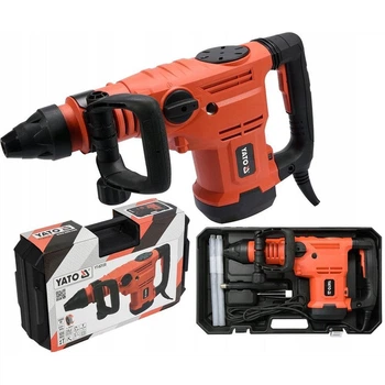 Молот відбійний SDS-MAX мережевий YATO YT-82135 1600 Вт 5- 25 Дж. свердло діаметром до 52 мм