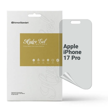 Защитная пленка для Apple iPhone 17 Pro гидрогелевая конфиденциальная противоударная бронепленка Anti-spy на телефон ArmorStandart защита стекла антишпион пленка ARM86180