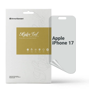 Защитная пленка для Apple iPhone 17 гидрогелевая конфиденциальная противоударная бронепленка Anti-spy на телефон ArmorStandart защита стекла антишпион пленка ARM86179