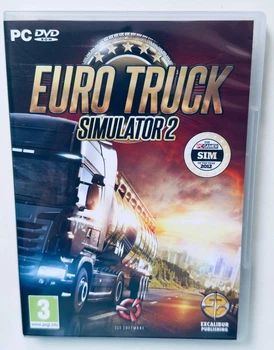 Диск для PC - Euro Truck Simulator 2 (2 диска в комплекте), английская версия, Б/У