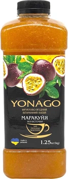 Фруктово-ягідний вітамінний напій Yonago Маракуйя без кісточки 1.15 кг (4823113304874)