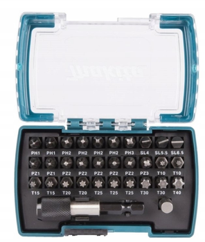 Zestaw końcówek wkrętakowych Makita 32 szt (D-74762)