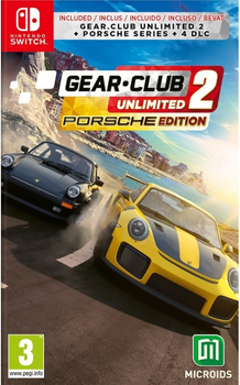 Gra Nintendo Switch Gear Club Unlimited 2: Porsche Edition (Kartridż) (3760156484365)