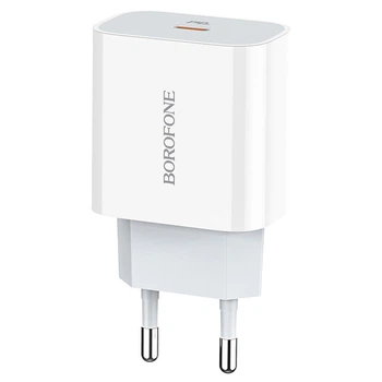 Мережевий зарядний пристрій BOROFONE BA38A Plus Speedy PD20W White (6931474746870)