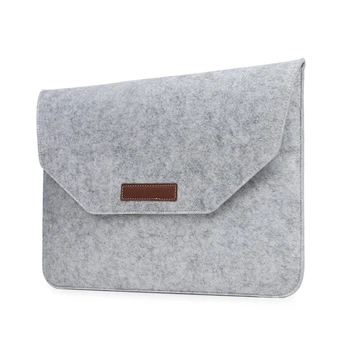 Чохол - конверт з повсті xVibe для MacBook ноутбука планшета 13"-14.2" Light Grey