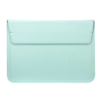 Чохол-конверт-підставка xVibe Leather PU для MacBook ноутбука планшета 13"-14.2" Mint Green