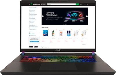 Ноутбук MSI Vector A16 HX A8W (A8WHG-014XUA) Cosmos Gray / 16