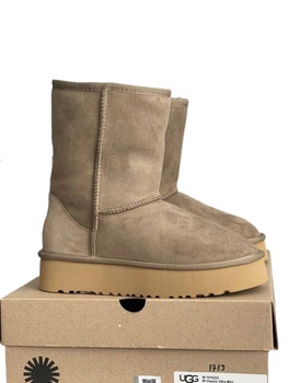 Жіночі уггі Платформа Шот Хакі UGG Short Platform Khaki (39, хакі)