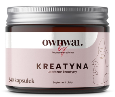 Suplement diety OWNWAI Kreatyna 240 kapsulek (5905806912241)