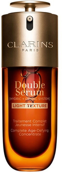 Serum do twarzy Clarins Double Serum Light Texture przeciwstarzeniowe 75 ml (3666057300424)