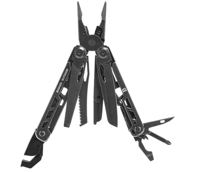 Мультитул Badger Outdoor Boa Blackwash 14 Инструментов Нейлоновая Кобура Черный BO-MT-BOA-SW