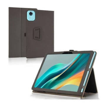 Чехол - книжка Textile Leather Case with Stand для Doogee T36, Black
