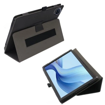 Чехол - книжка Textile Leather Case with Stand для Oukitel OT12, Black