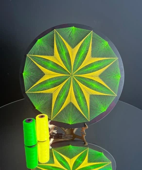 Набір для творчості та рукоділля String Art «Shining Flower» EX-084 Art Millennium Ø 50 см