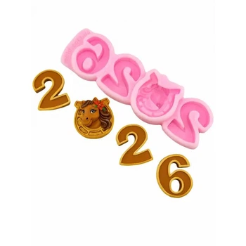Силиконовый молд 2026 конфеты