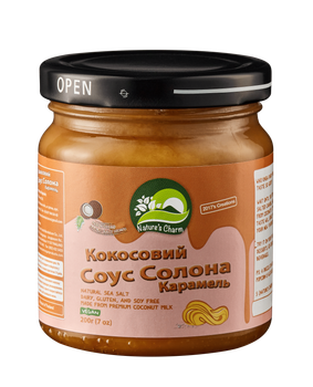 Кокосовый соус Солёная карамель Nature's Charm 200 г