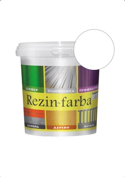 Краска высокоэластичная Ispolin Rezin-Farba для крыш и фасадов 5.0л белая