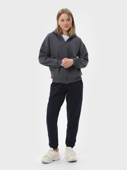 Спортивный костюм женский Ray Premium Loose U0809W-Dark Grey-Black S Темно-серый с черным (RAY2000000044309)