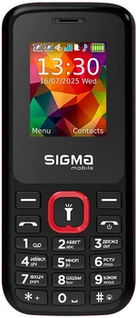 Мобільний телефон Sigma mobile X-style 171 Mini Black-Red (4827798813744)