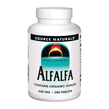 Люцерна Source Naturals Alfalfa 648 mg 250 tabs (1086-2023-10-4608)