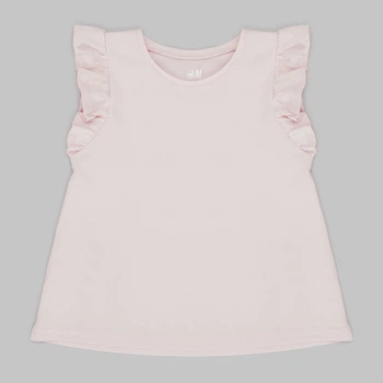 Футболка H&M 98 104см рожева пудра 2412952817