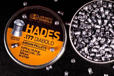Кулі JSB Hades 4.50мм, 0.67г, 500 шт