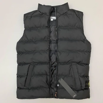 Жилетка чоловіча Stone Island LUX без капюшона M чорний
