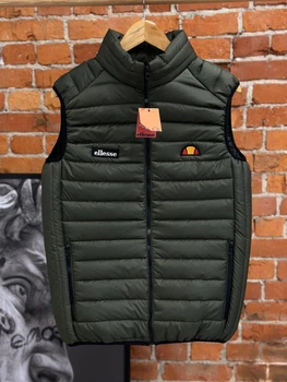 Жилетка чоловіча Ellesse без капюшона XL хакі