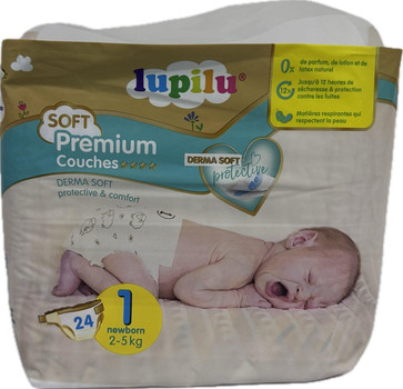 Підгузки дитячі Lupilu 1 2-5 кг 24 шт (4056489352235)