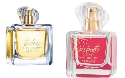 Парфюмированный набор Avon Эйвон TTA Today / TTA Celebrate для женщин 50/50 мл