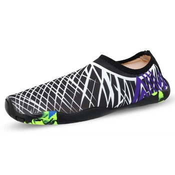 Тапочки для пляжа и кораллов аквашузы аквасоки SP-Sport 002-10 размер 41 Black-Multicolor