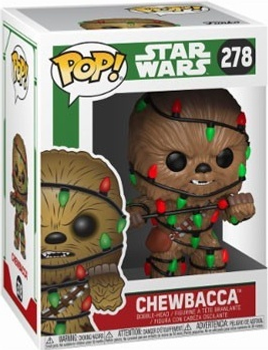Figurka Funko Pop! Star Wars Holiday Chewie with Lights 9 cm (889698338868)